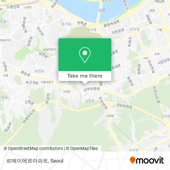 르메이에르아파트 map