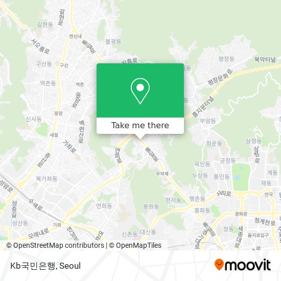 Kb국민은행 map