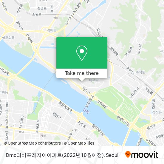 Dmc리버포레자이아파트(2022년10월예정) map