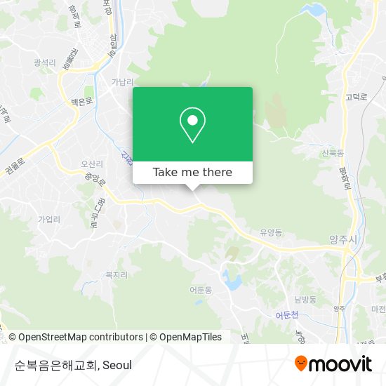 순복음은해교회 map