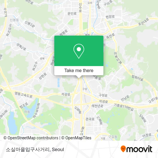 소실마을입구사거리 map