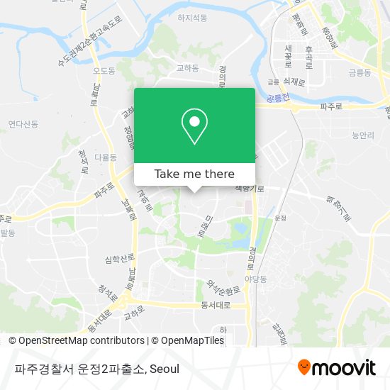 파주경찰서 운정2파출소 map