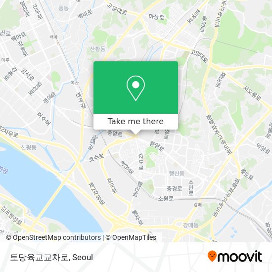 토당육교교차로 map