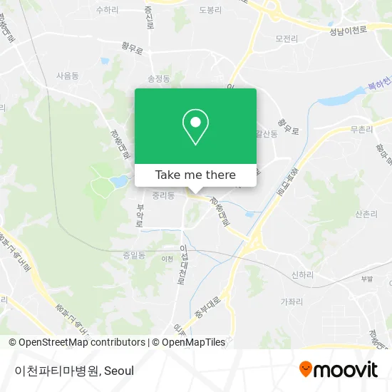이천파티마병원 map