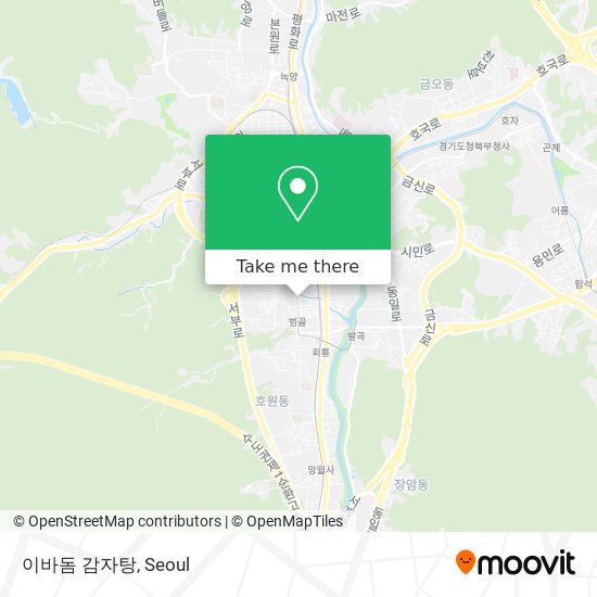 이바돔 감자탕 map