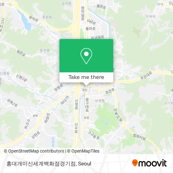 홍대개미신세계백화점경기점 map