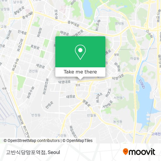 고반식당망포역점 map