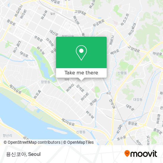 용신코아 map