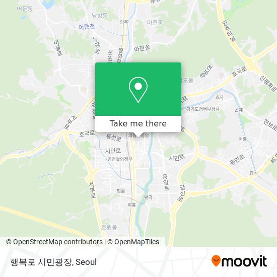 행복로 시민광장 map