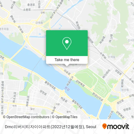 Dmc리버시티자이아파트(2022년12월예정) map