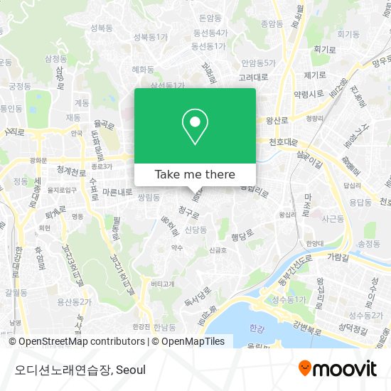 오디션노래연습장 map