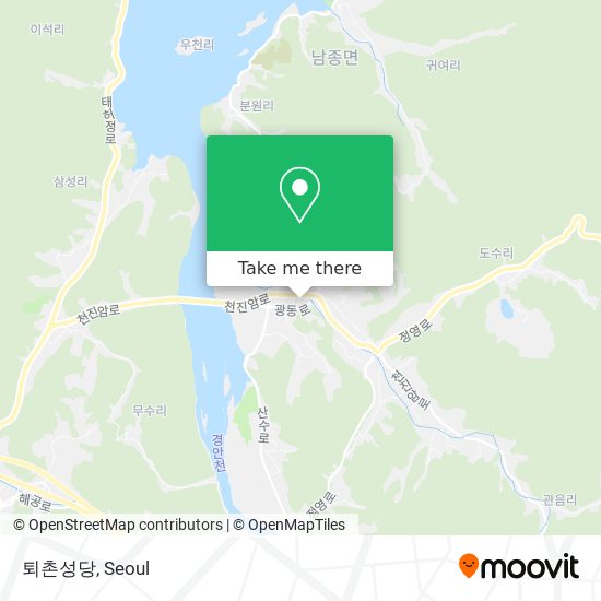 퇴촌성당 map