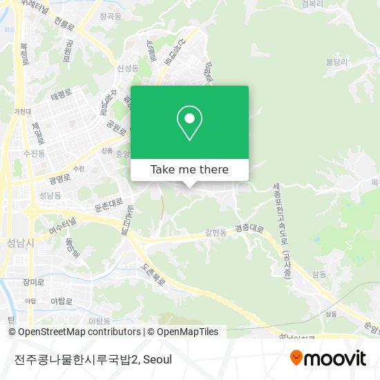 전주콩나물한시루국밥2 map