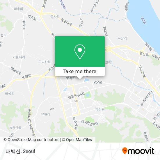 태백산 map