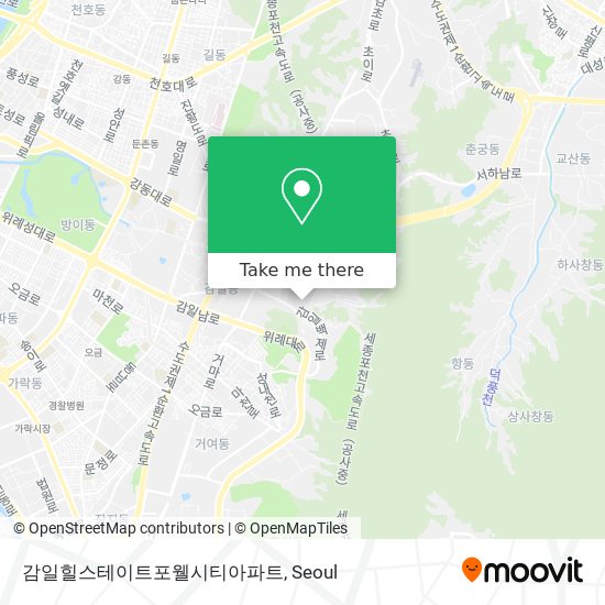 감일힐스테이트포웰시티아파트 map