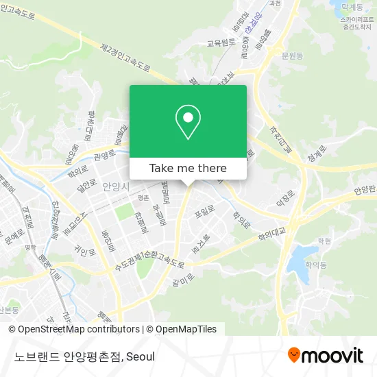 노브랜드 안양평촌점 map