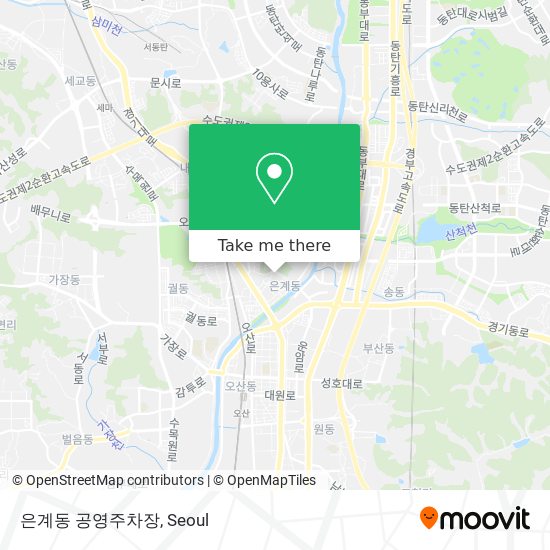은계동 공영주차장 map