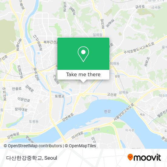 다산한강중학교 map