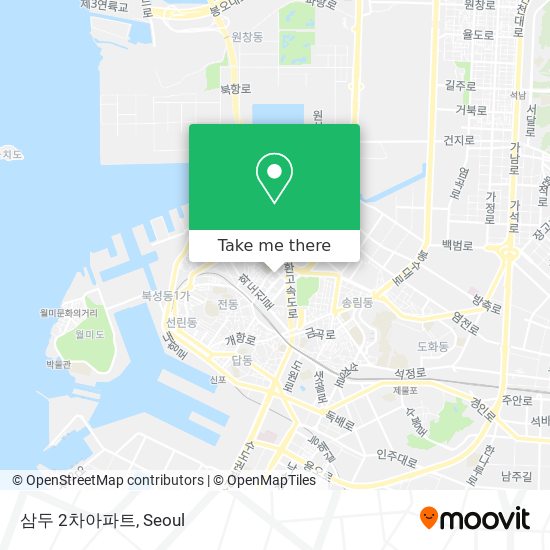 삼두 2차아파트 map