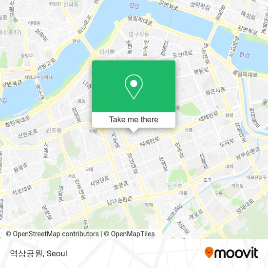 역삼공원 map