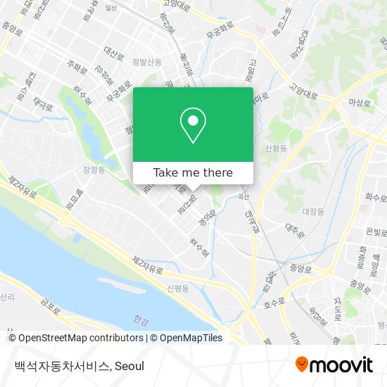 백석자동차서비스 map