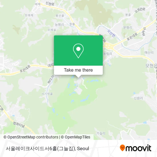 서울레이크사이드서6홀(그늘집) map