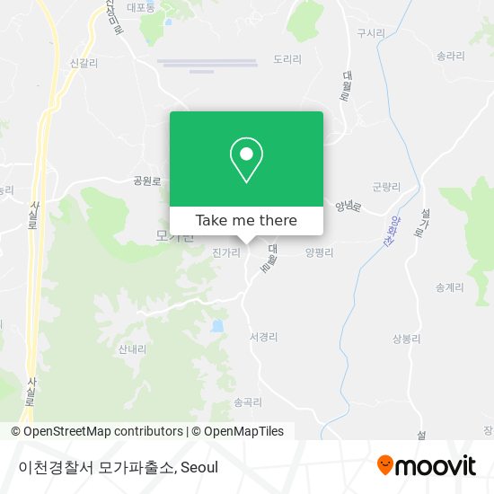 이천경찰서 모가파출소 map