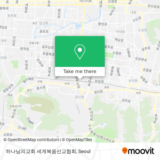 하나님의교회 세계복음선교협회 map