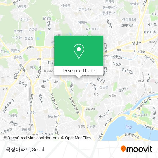 묵정아파트 map