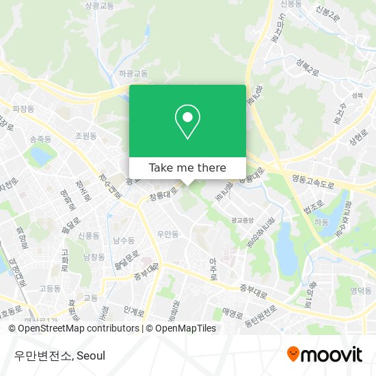 우만변전소 map