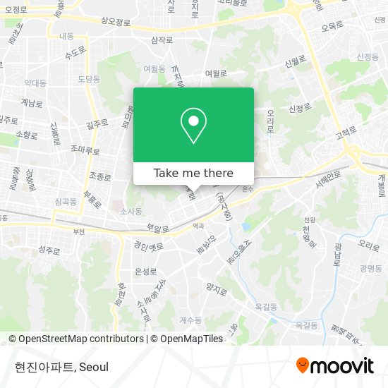 현진아파트 map