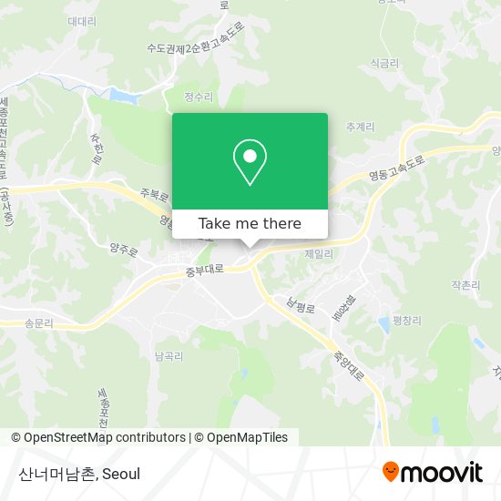 산너머남촌 map