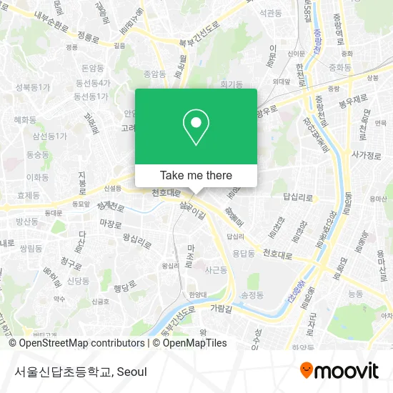 서울신답초등학교 map