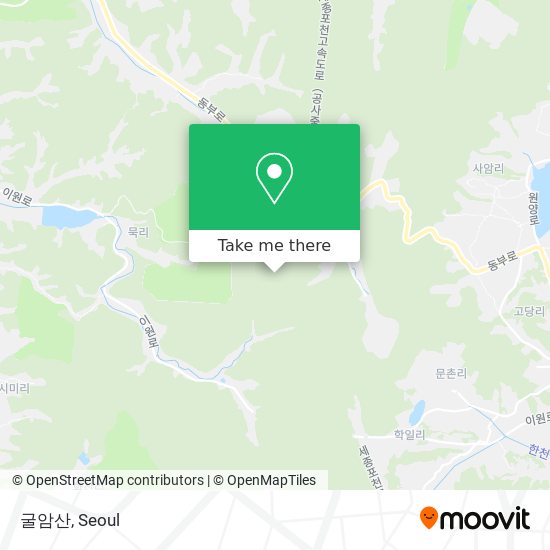 굴암산 map