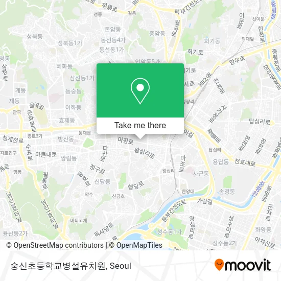 숭신초등학교병설유치원 map