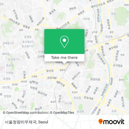 서울청량리우체국 map