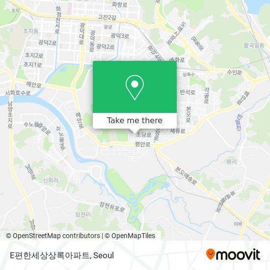 E편한세상상록아파트 map