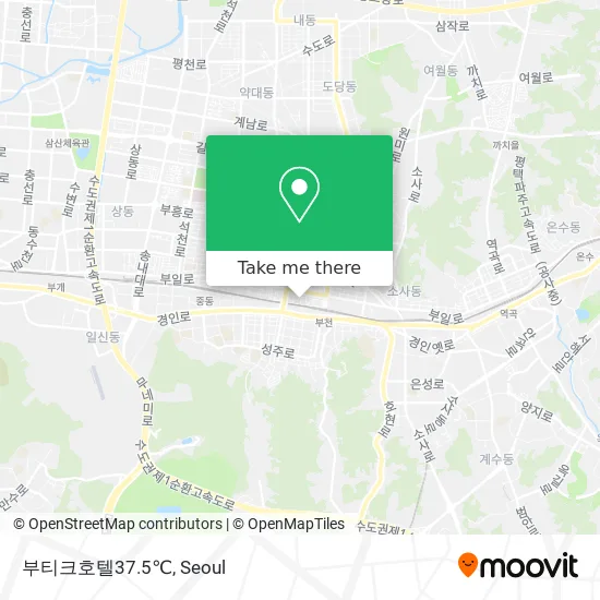 부티크호텔37.5℃ map
