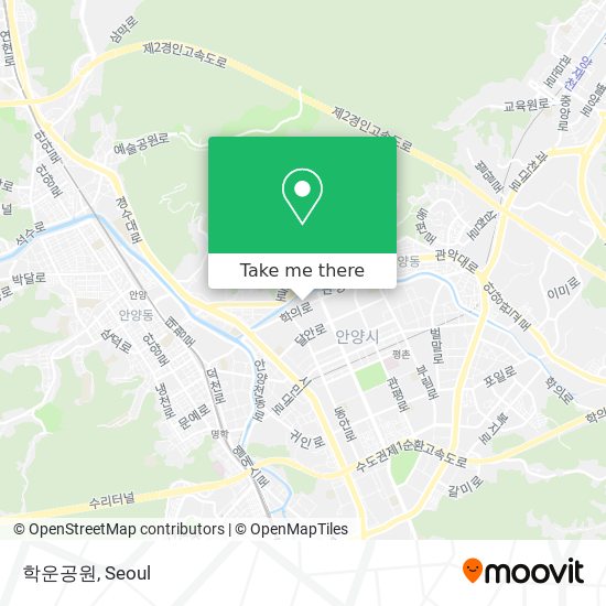 학운공원 map