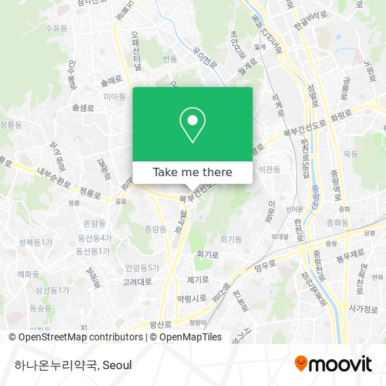 하나온누리약국 map