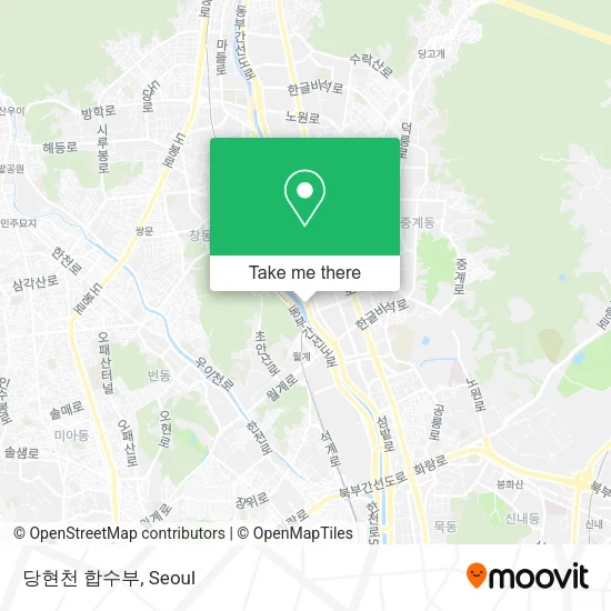 당현천 합수부 map