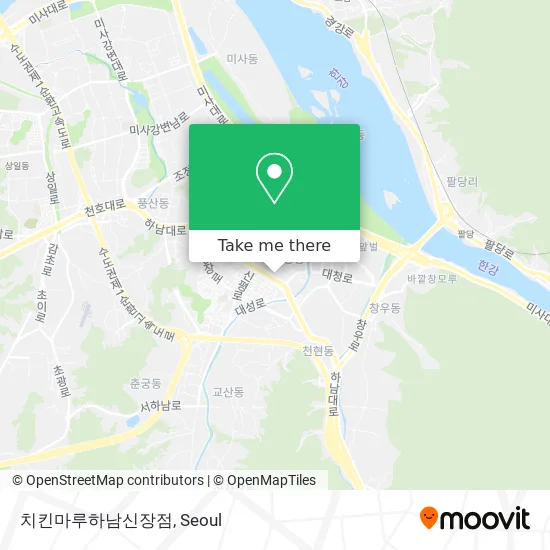 치킨마루하남신장점 map