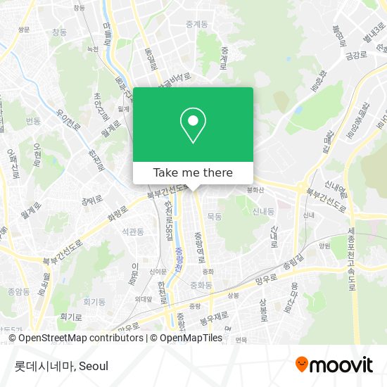 롯데시네마 map