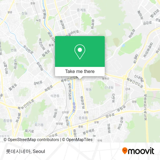 롯데시네마 map