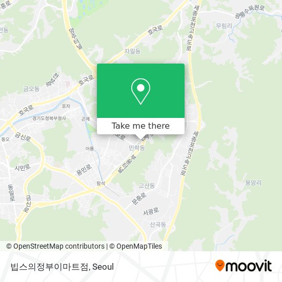 빕스의정부이마트점 map
