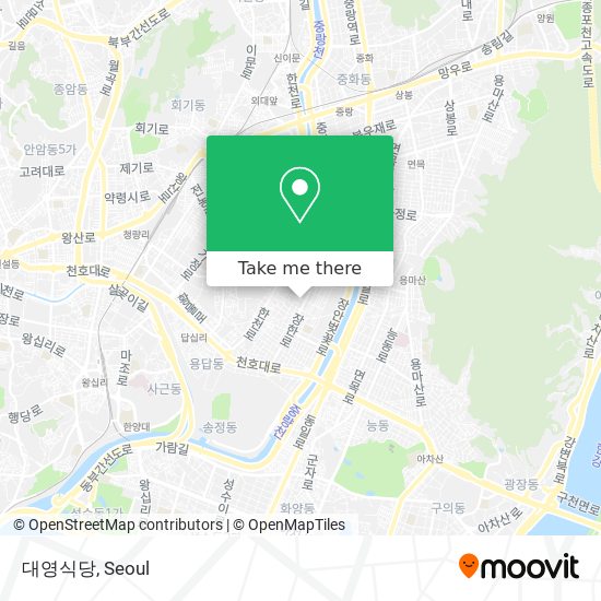 대영식당 map
