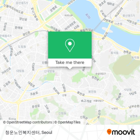 청운노인복지센터 map