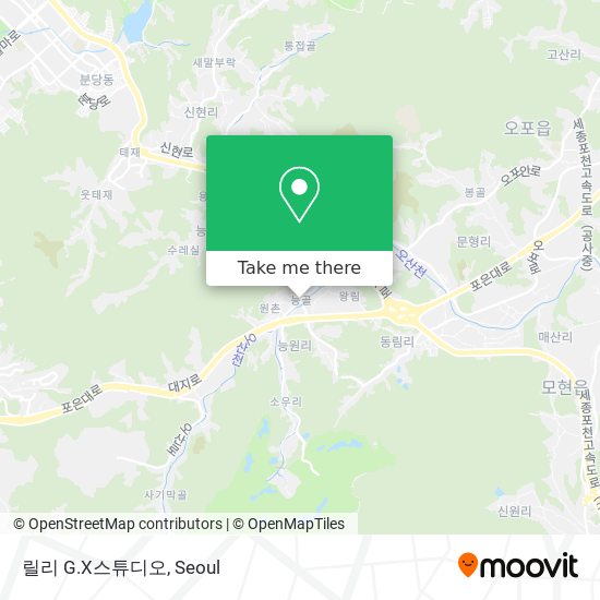 릴리 G.X스튜디오 map