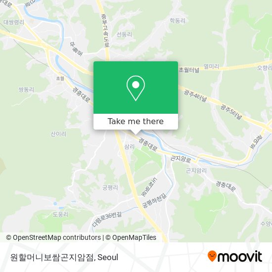 원할머니보쌈곤지암점 map