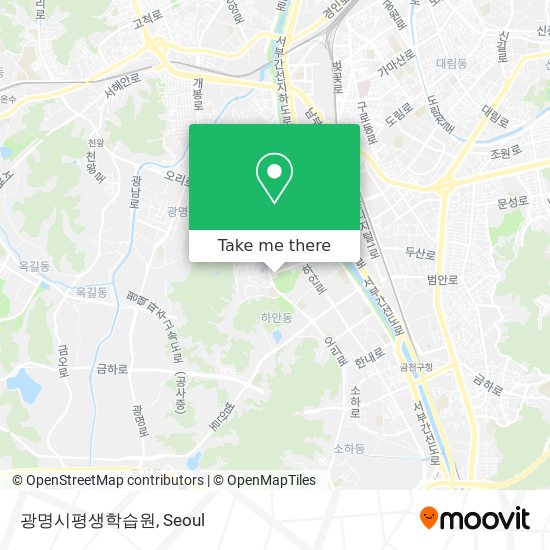 광명시평생학습원 map